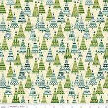 Load image into Gallery viewer, Riley Blake - Liberty Fabrics - Festive Fair - Frosty Forest - 1/2 YARD CUT