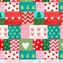 Load image into Gallery viewer, QT Fabrics - Gnome for the Holidays - Presents - Multi - 1/2 YARD CUT