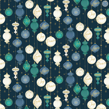 Load image into Gallery viewer, P & B Textiles - Deco the Halls - Hanging Ornaments - 1/2 YARD CUT