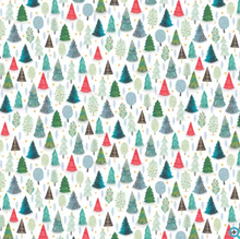 Load image into Gallery viewer, P & B Textiles - Winter Waddles - Mini Trees - 1/2 YARD CUT