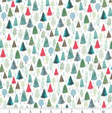 Load image into Gallery viewer, P & B Textiles - Winter Waddles - Mini Trees - 1/2 YARD CUT