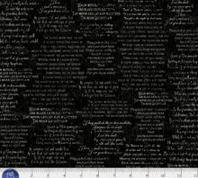Load image into Gallery viewer, P&B Textiles - Hocus Pocus - Spooky Text - 1/2 YARD CUT