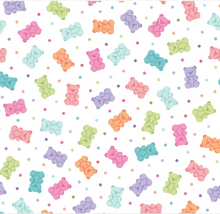 Load image into Gallery viewer, Maywood Studios - Kimberbell - Sweet Shoppe - Gummy Bears - 1/2 YARD CUT