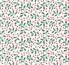 Load image into Gallery viewer, Maywood Studios - Merry Mix - Holly and Berries - 1/2 YARD CUT