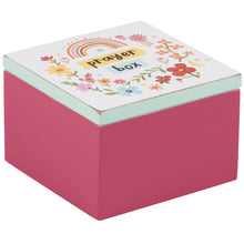 Load image into Gallery viewer, Floral Prayer Box Hinged Box