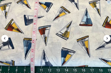 Load image into Gallery viewer, Paintbrush Studio - Sailor's Life for Me - Sailboat Toss - 1/2 YARD CUT