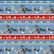 Load image into Gallery viewer, Henry Glass & Co - A Place to Call Home - Border Stripe - 1/2 YARD CUT