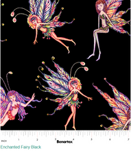 Load image into Gallery viewer, Benartex - Fairy Enchantment - Enchanted Fairy - 1/2 YARD CUT