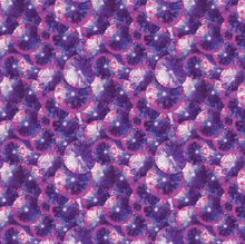 Load image into Gallery viewer, Camelot - Kaleidoscope - Stained Glass Umbrellas - Purple - 1/2 YARD CUT