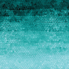 Load image into Gallery viewer, Camelot - Kaleidoscope - Ombre Raindrops - Aqua - 1/2 YARD CUT