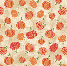 Load image into Gallery viewer, Benartex - Hello Pumpkin - Harvest Tan - 1/2 YARD CUT