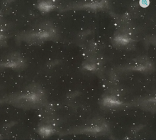 Load image into Gallery viewer, Wilmington Prints - Spooky Tails - Sky Stars Black - 1/2 YARD CUT