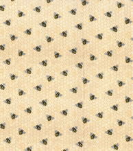 Load image into Gallery viewer, Fabric Traditions - Honeycomb Bees Metallic - 1/2 YARD CUT