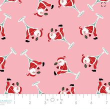 Load image into Gallery viewer, Camelot - North Pole Social Club - Santa Martini - 1/2 YARD CUT