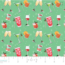 Load image into Gallery viewer, Camelot - North Pole Social Club - Happy Hour - 1/2 YARD CUT