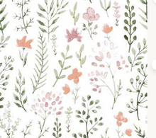 Load image into Gallery viewer, Springs Creative - Nursery Flannel - Colton Watercolor Floral - FLANNEL - 1/2 YARD CUT