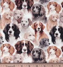 Load image into Gallery viewer, Camelot - Paw & Whisker - Man's Best Friend - 1/2 YARD CUT