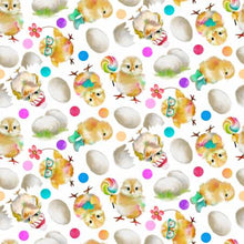 Load image into Gallery viewer, 3 Wishes - Back to the Farm - Chirpy Chicks - 1/2 YARD CUT