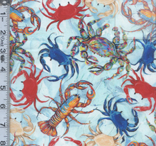Load image into Gallery viewer, 3 Wishes - Seaside Summer - Coastal Crawl - 1/2 YARD CUT