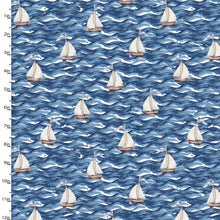 Load image into Gallery viewer, 3 Wishes - Ahoy Mate - Wavy Day Adventures - 1/2 YARD CUT