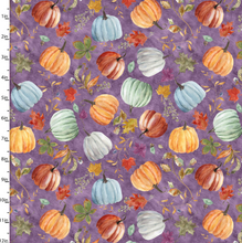 Load image into Gallery viewer, 3 Wishes - Harvest Home - Maple & Pumpkin - 1/2 YARD CUT