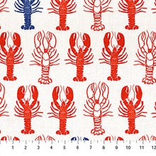 Load image into Gallery viewer, Northcott - Take Me to the Beach - Lobsters - 1/2 YARD CUT