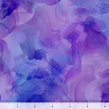 Load image into Gallery viewer, QT Fabrics - Aura - Watercolor Blender - Purple - 1/2 YARD CUT