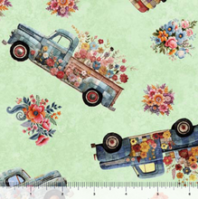 Load image into Gallery viewer, QT Fabrics - Heartland - Truck Toss - 1/2 YARD CUT