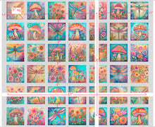 Load image into Gallery viewer, QT Fabrics - Spring Bling - Butterfly, Floral & Mushroom Picture Patches Panel