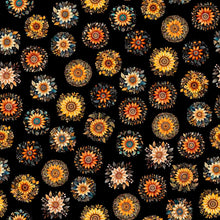 Load image into Gallery viewer, QT Fabrics - Poultry in Motion - Sunflowers - 1/2 YARD CUT