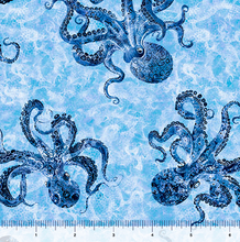 Load image into Gallery viewer, End of Bolt - Ocean Blues - Octopus Blue - 30"