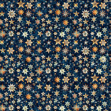 Load image into Gallery viewer, End of Bolt - Bohemian Sunrise - Stars Navy - 32"