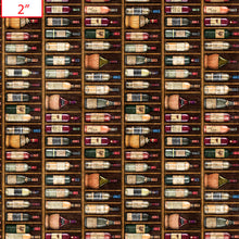 Load image into Gallery viewer, QT Fabrics - Cork & Barrel - Wine Bottle Stripe - 1/2 YARD CUT