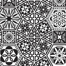 Load image into Gallery viewer, QT Fabrics - Garden at Twilight - Tiles - 1/2 YARD CUT