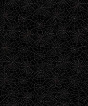 Load image into Gallery viewer, QT Fabrics - Quilting Illusions - Spiderweb Black - 1/2 YARD CUT