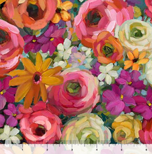 Load image into Gallery viewer, QT Fabrics - Fluttering Petals - Packed Floral - 1/2 YARD CUT