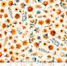 Load image into Gallery viewer, QT Fabrics - Harvest Hollow - Ditzy Floral Cream - 1/2 YARD CUT
