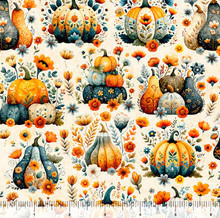 Load image into Gallery viewer, QT Fabrics - Harvest Hollow - Pumpkin Patch Cream - 1/2 YARD CUT