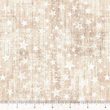 Load image into Gallery viewer, QT Fabrics - American Country - Stars - Taupe - 1/2 YARD CUT