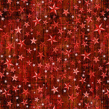 Load image into Gallery viewer, QT Fabrics - American Country - Stars - Brick - 1/2 YARD CUT