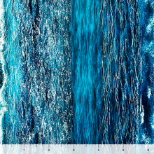 Load image into Gallery viewer, QT Fabrics - Into the Deep - Water Ombre - Turquoise - 1/2 YARD CUT