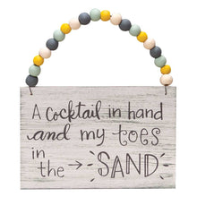 Load image into Gallery viewer, Summer Beaded Hanging Sign