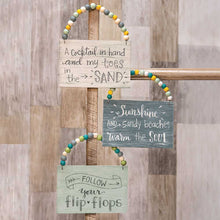 Load image into Gallery viewer, Summer Beaded Hanging Sign