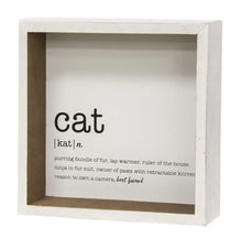 Load image into Gallery viewer, Cat Definition Sign