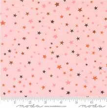 Load image into Gallery viewer, Moda Fabrics - Purrs and Boos - Stars - Pink - 1/2 YARD CUT