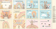 Load image into Gallery viewer, Wilmington Prints - Rainbow Dreams Book Panel - 24" x 44"