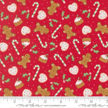 Load image into Gallery viewer, Moda Fabrics - Merrily on High - Sweet Treats - Christmas Red - 1/2 YARD CUT