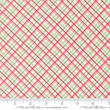 Load image into Gallery viewer, Moda Fabrics - Merrily on High - Pretty Plaid Paper - Snow - 1/2 YARD CUT
