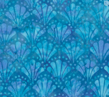 Load image into Gallery viewer, Moda Fabrics - Mermaid Batiks - Pool - 1/2 YARD CUT
