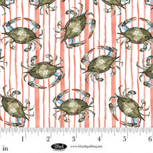 Load image into Gallery viewer, Blank Quilting - Seaside Boil - Crabs - 1/2 YARD CUT